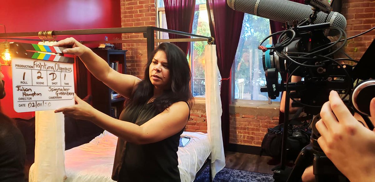 QuaintrellePod's tweet image. Proud to be part of this exciting project as associate producer &amp;amp; script supervisor. Congrats to director, Julian Hampton &amp;amp; all talent of Fighting Olympus for its official selection in the Austin Action Fest!

#filmlife #fightingolympusmovie #austinactionfest #officialselection