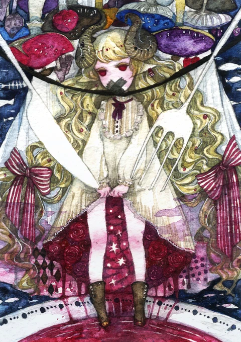 #古いけど今も好きな自分の絵
この辺かなあ。8～6年前くらい。拙いところもあるけど、今描こうと思っても描けないやつもある。 