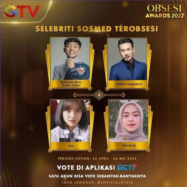 FerlynSingapore's tweet photo. JANGAN LUPA VOTE BETRANDPETOPUTRAONSU SELEBRITISOSMEDTEROBSESI di aplikasi RCTI+ vote boleh berkali kali dalam satu hari nya.....

#betrandpetoputraonsu https://t.co/BpVJU96v3A