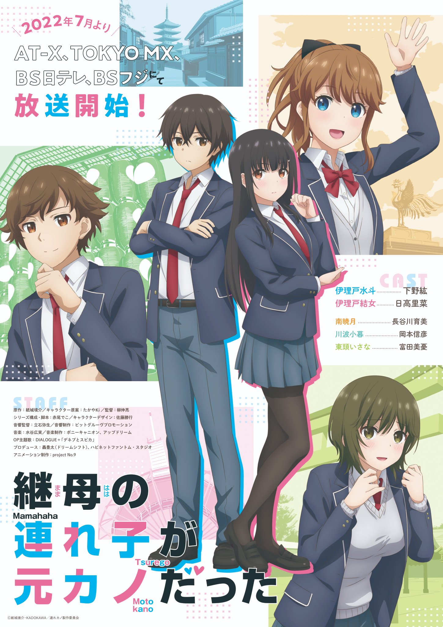 Yume said Call me Onee-chan to Mizuto in ep 1 from My Stepmom's Daughter Is  My Ex or Mamahaha no Tsurego ga Motokano datta anime | Poster