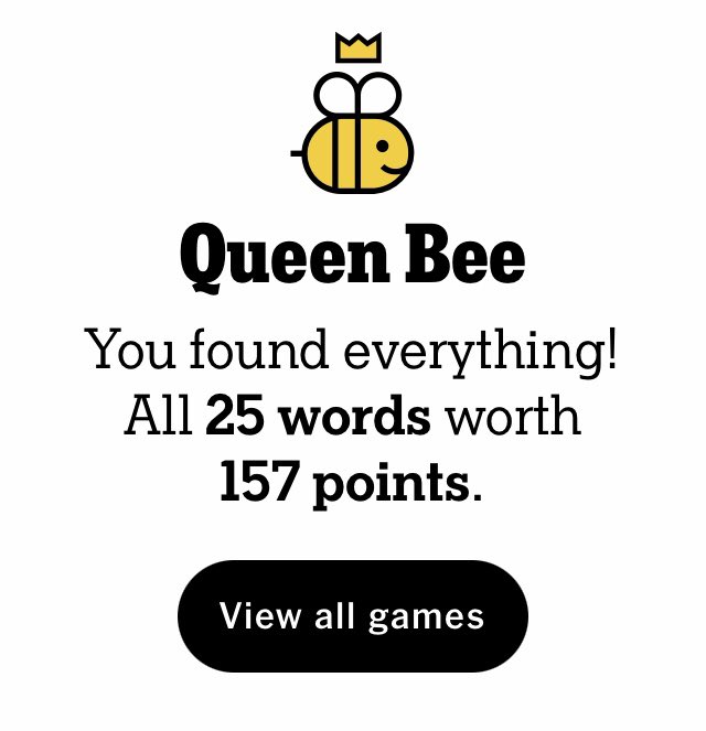 GreenKitchen's tweet photo. Better late than never. #hivemind #Nytspellingbee https://t.co/fbgwovZROR