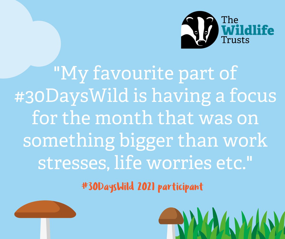 We're getting very close to sign-up opening for #30DaysWild... who's ready? 🙋