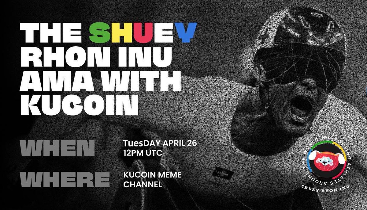 Join KuCoin Memecoins Group AMA with Shuey Rhon Inu (t.me/ShueyRhonInu), $300 to Give Away!

⏰ Time: 12:00 on April 26, 2022 (UTC)
📍 Venue: t.me/KuCoin_Memecoi…

♿️ More reward details on the pinned message.