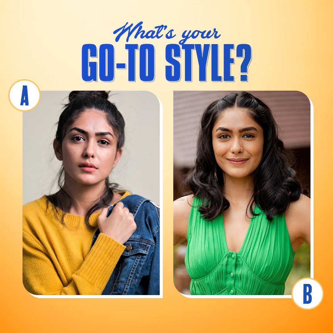 We just can’t decide between the two 🤨

@mrunal0801 

#AankhMicholi #Style #ChooseOne #GoToStyle #WhichOne #AOrB #StyleStatement #Fashion #ClothingStyle #Comment #Bollywood #Explore