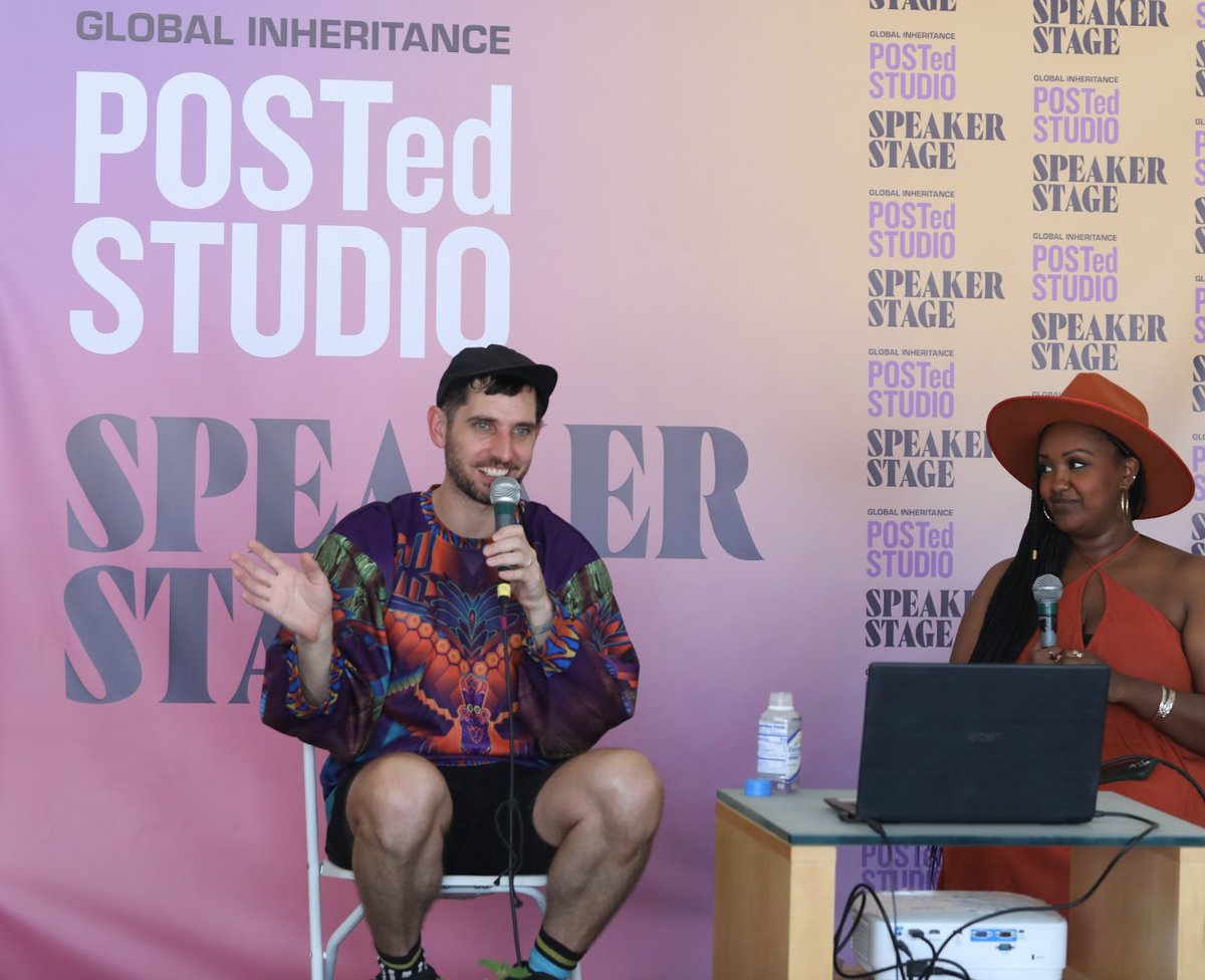 In celebration of Earth Day (everyday) our COO Adiam joined our creative director <a href="/sutu_eats_flies/">⚡️𝖘𝖚𝖙𝖚⚡️</a> <a href="/coachella/">Coachella</a> global Inheritance stage to discuss how technology has profoundly shaped society, the economy, environment and <a href="/ccc_united/">Conscious Crypto Creator</a> role in this new cultural economy. #CleanNFT