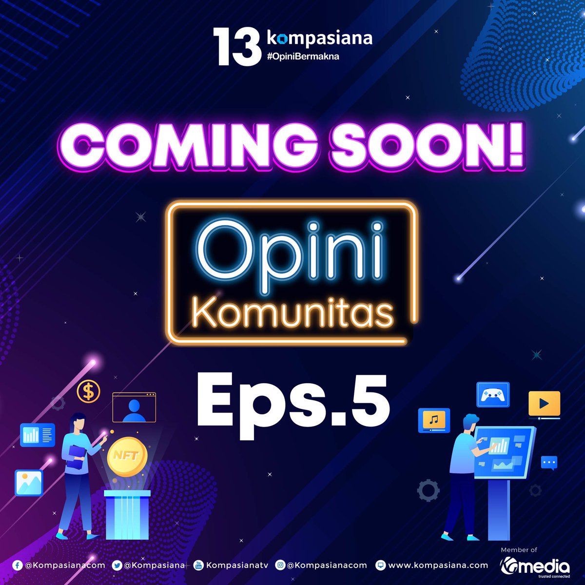 kompasiana's tweet photo. Hi Kompasianer,
#Opinikomunitas hadir kembali dengan, tema yang tentunya menarik bulan ini. Pantengin terus ya seluruh media sosial kompasiana untuk informasi selanjutnya!
#Opini#Bermakna #KompasianaXKomunitas #Eps4 #OpiniKomunitas https://t.co/DtsFFa5ntb