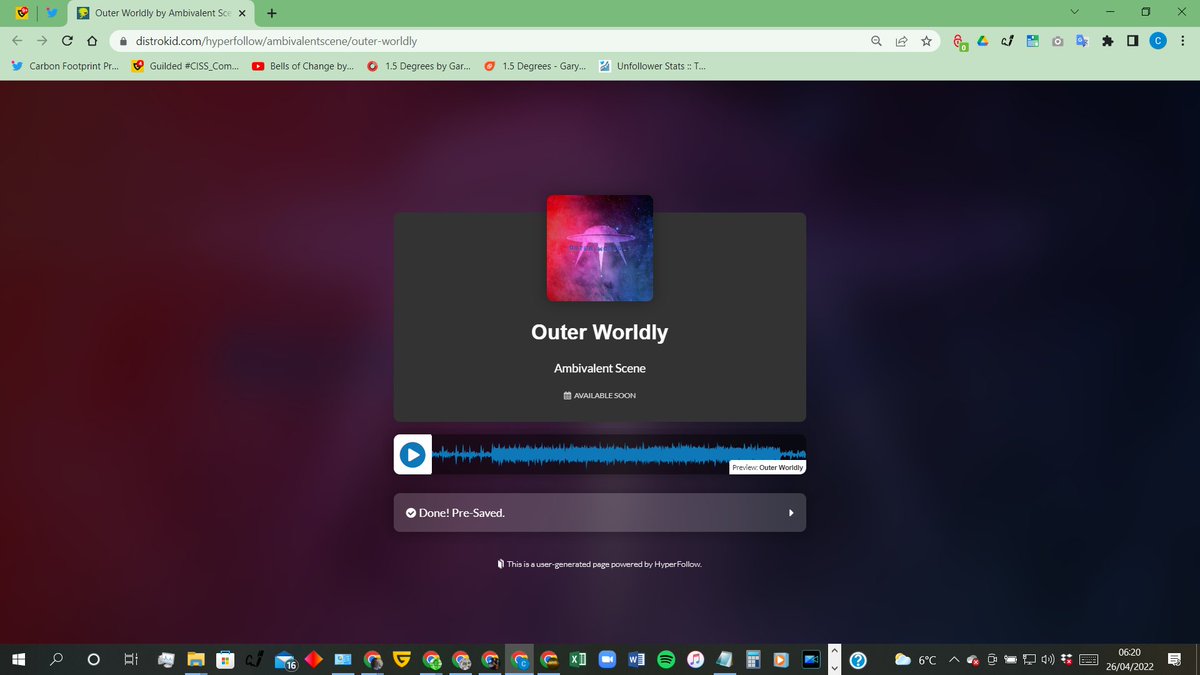 Carbon Footprint Pre-Saves ONLY Account tweet media
