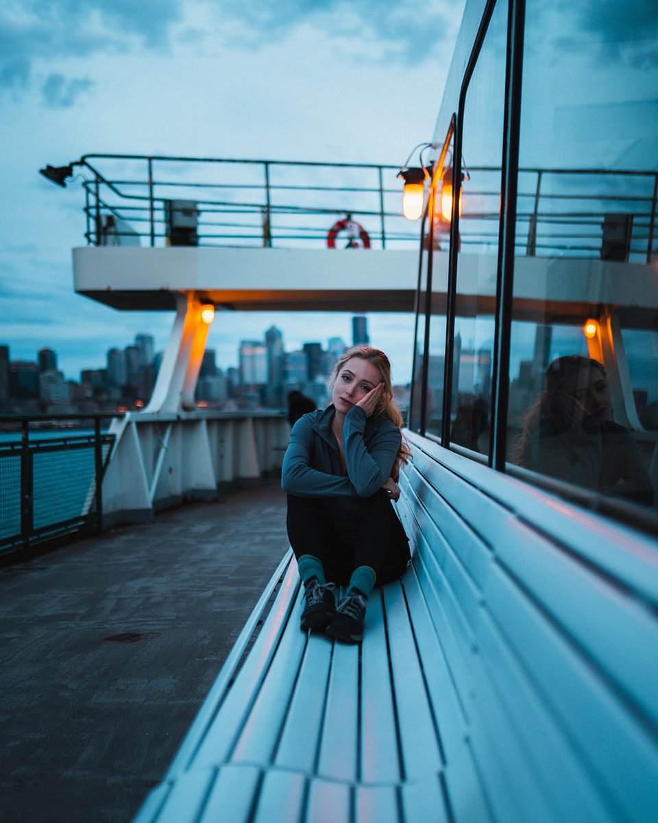 Evening on the ferry ⛴