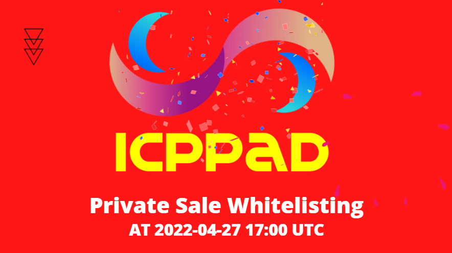 CakePad's tweet photo. ICPPAD Private Sale Whitelisting Opening on #CakePad 📢📢

Check More detail About ICPPAD Private sales 👉 https://t.co/MujO3lAKkv

Whitelisting Opening AT 2022-04-27 17:00 UTC

Whitelisting Opening on👉 https://t.co/2Ufbn9GvNs

#privatesale #PRESALE #ICO #IDOs https://t.co/o7xuruYi4V