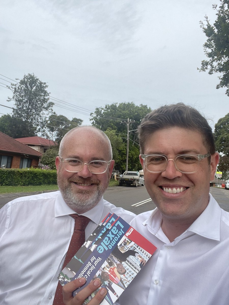 jeromelaxale's tweet photo. A great arvo visiting locals with @ayrestim. 

Yes Senator, I am taller than you. 

#bennelong #auspol #jlforbennelong #bennelongvotes https://t.co/DYFVpRVCdF