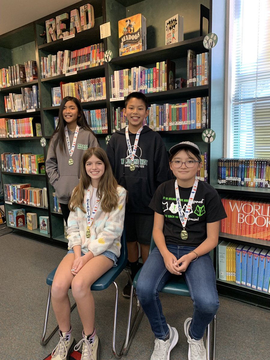 And here it is, folks!! The winner of the 2022 Nelda Mundy Battle of the Books is….(drumroll)… The One and Only Ramen Readers! Congratulations to all the participants this year. The competition was fierce and the score, close. #TimberwolfProud #FSUSDbattleofthebooks