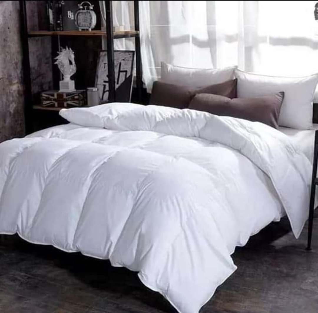 TheAfricanPen's tweet photo. OFFER!!!
White Plain Duvets
1 Duvet 1 Bedsheet 2 Pillow Cases
4*6 2400kshs
5*6 2600kshs
6*6 2800kshs
7*8 3500kshs

DM or WhatsApp 0719395012 to order

Elon Musk Ndindi Nyoro Size 8 Raila KCSE Ruiru Trump #TwitterTakeover  Eldoret Tesla Jayden Dear God https://t.co/FKBFWE6Axy