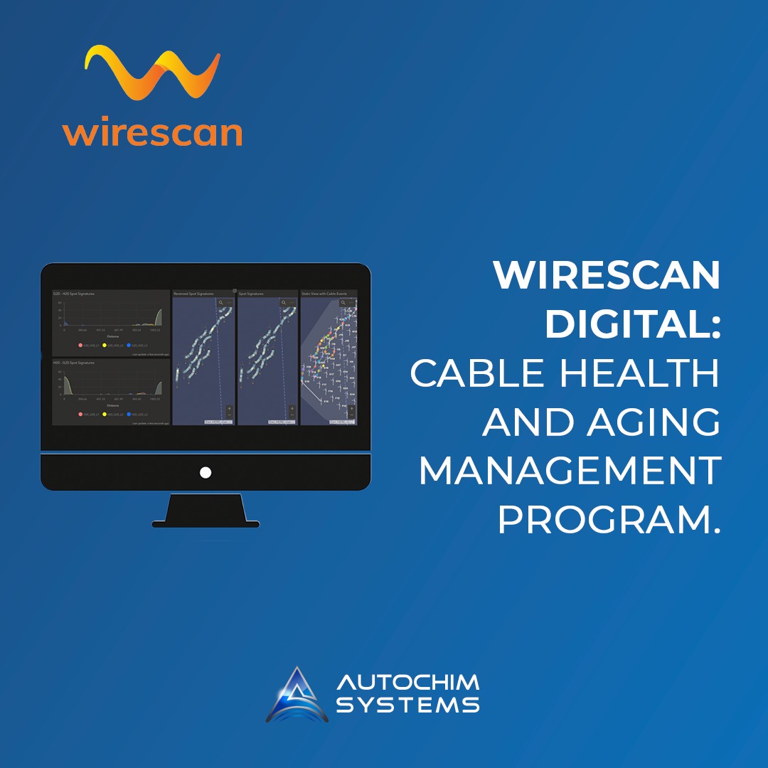 AutochimSystems's tweet photo. Wirescan Digital is a breakthrough in cable assessment. From 'fail and fix' to 'predict and prevent': https://t.co/Sa9pn7GTqe

📩 Contact us for assistance: sales@autochimsystems.com

#wirescandigital #conditionmonitoring #cables #assetmanagement #energy #digital #cablehealth https://t.co/yfynhST0Uf