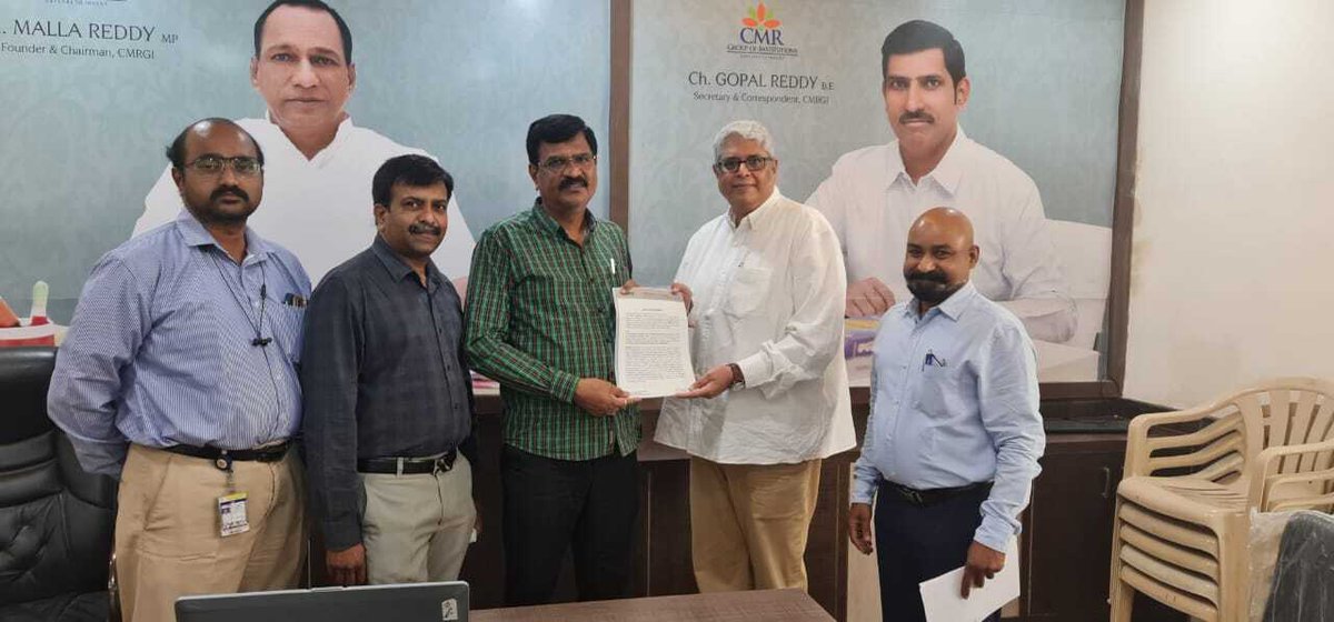 CMRITTelangana's tweet photo. We are pleased to announce that today CMRIT &amp; IMFS signed a MOU.
Institute of Management &amp; Foreign Studies(IMFS)
is the Official Partner of CMRIT for GRE, TOEFL, IELTS  Test Preparation &amp; Foreign University Admission Process.

#MOUExchange #Partnership #CMRInstituteofTechnology https://t.co/hxf3PxpxWC