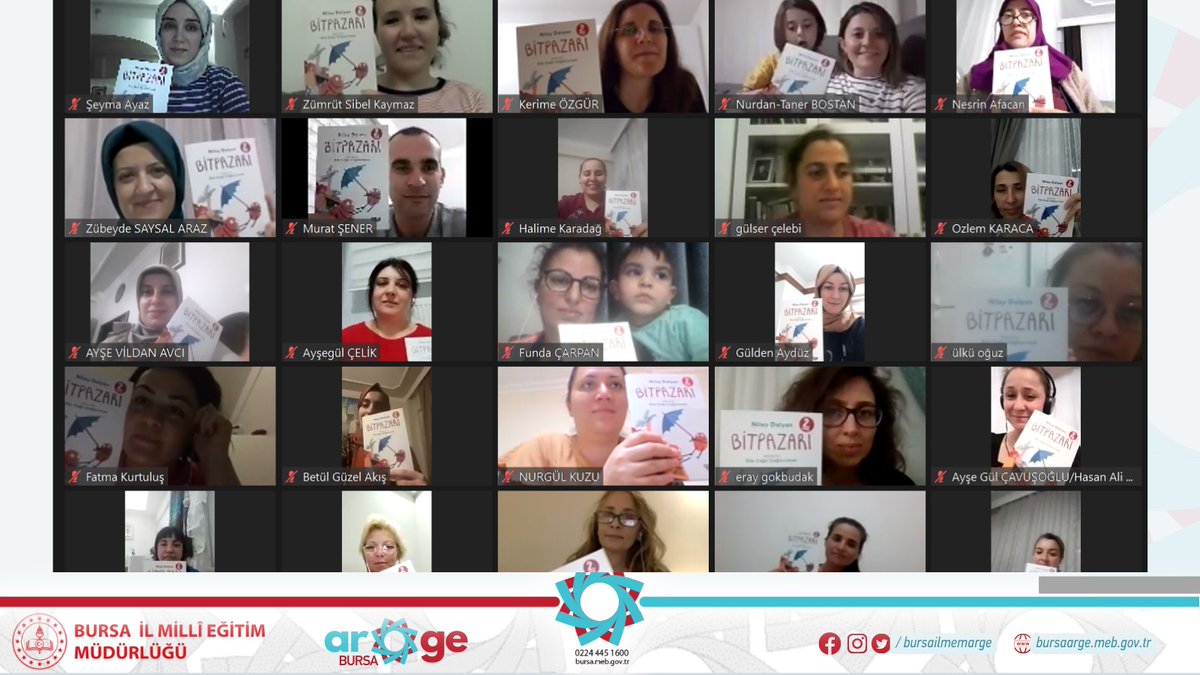 “Çocuklar İçin Kitap Okuma Projesi Öğretmen Eğitimi” (ÇİKOP) toplantısı Boğaziçi Üniversitesi Yaşamboyu Eğitim Merkezi eğitmeni Dr. Özge ÖZDEMİR  ve katılımcı öğretmenlerimiz ile “P4C” üzerinden gerçekleştirilmiştir.
<a href="/buyem_boun/">Boğaziçi Üniversitesi Yaşamboyu Eğitim Merkezi</a> @serkangur_bursa @mahmut34979199 @bursailmem