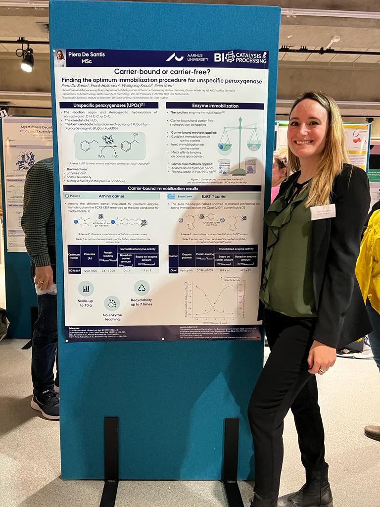 First day in <a href="/NextGenBiocat/">NextGenBiocat</a> . It was so nice to present the posters and talk face to face, we've missed you!

@santichanquia <a href="/pieradesantis93/">Piera De Santis</a> 

#Science #Conference #phdlife #postdoc