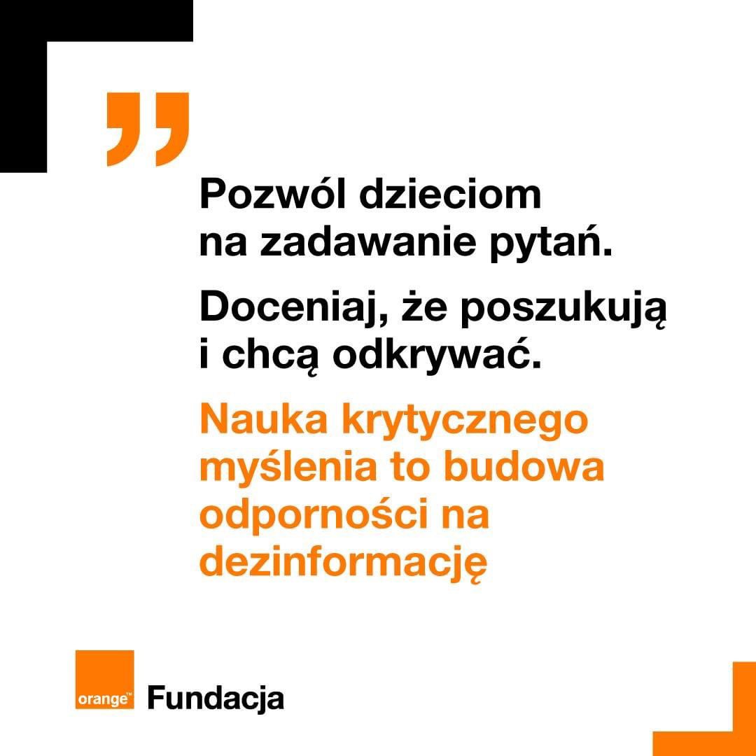 ciesiolkiewicz's tweet image. Nauka krytycznej refleksji, czyli kluczowej umiejętności w &quot;cyfrowym świecie&quot;. Warto⤵️
🔸Programy Mega Misja i #SuperKoderzy: fundacja.orange.pl/nabor-szkol?fb…
🔸Przewodnik autorstwa @Anna_Mierzynska: fundacja.orange.pl/dezinformacja?…
🔸Dla wychowawców🇪🇺: precobias.eu/pl/
