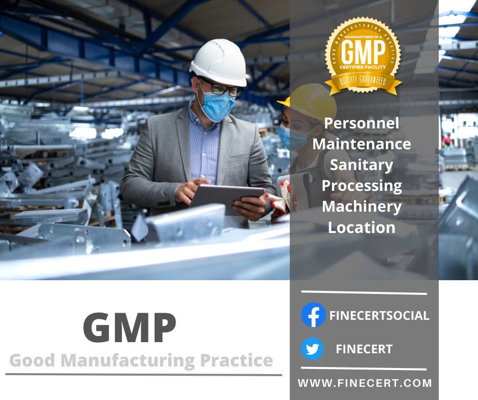 finecert's tweet photo. Good Manufacturing Practice (GMP) also referred to as Current Good Manufacturing Practice (cGMP) is the kind of Quality Assurance that ensures the medicinal products are consistently manufactured with the required quality terms. 
https://t.co/XnN8hOQLsV 
#CGMP #ISO  #GMP   #iso https://t.co/vAmjIeHQ6K