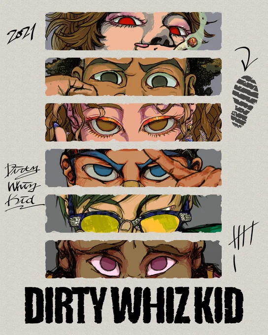 12Eyes🪬🪬🪬
#dirtywhizkid #ストリート
#illustration #イラスト #創作イラスト #イラスト好きな人と繋がりたい  #絵描きさんと繋がりたい 