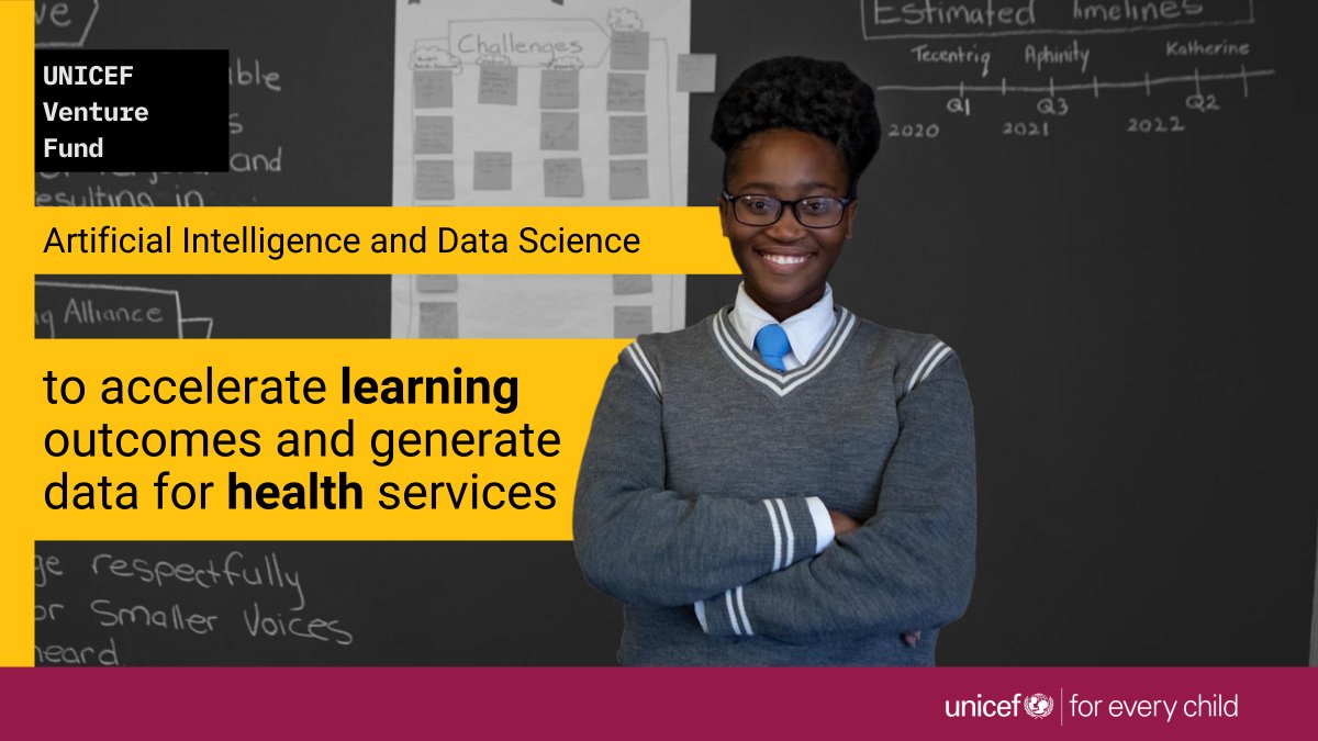 UNICEFinnovate's tweet photo. JUST IN 🚀 

@UNICEF welcomes 9 startups leveraging #AI to accelerate learning outcomes and generate data to forecast health care needs, improving digital services #ForEveryChild 🌍

Learn more: https://t.co/krCMVlZEig https://t.co/VqKTgwaZqB