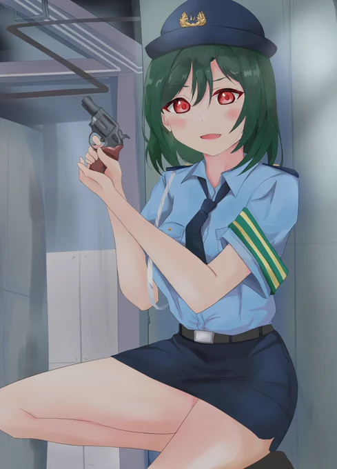 ミニスカポリスの適正がある三船栞子🔖👮 