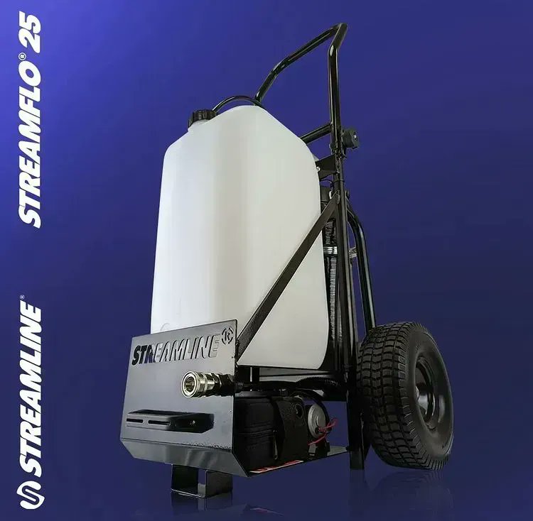 streamline_sols's tweet photo. Another product we’ll be bringing with us to the @intercleanshow is the STREAMFLO® 25 Trolley System. The best mobile water delivery system on the market, providing pure water on demand! 💦
Come down and visit us! https://t.co/sIPPm32LdE
#intercleanshow https://t.co/3zZNX62bcO