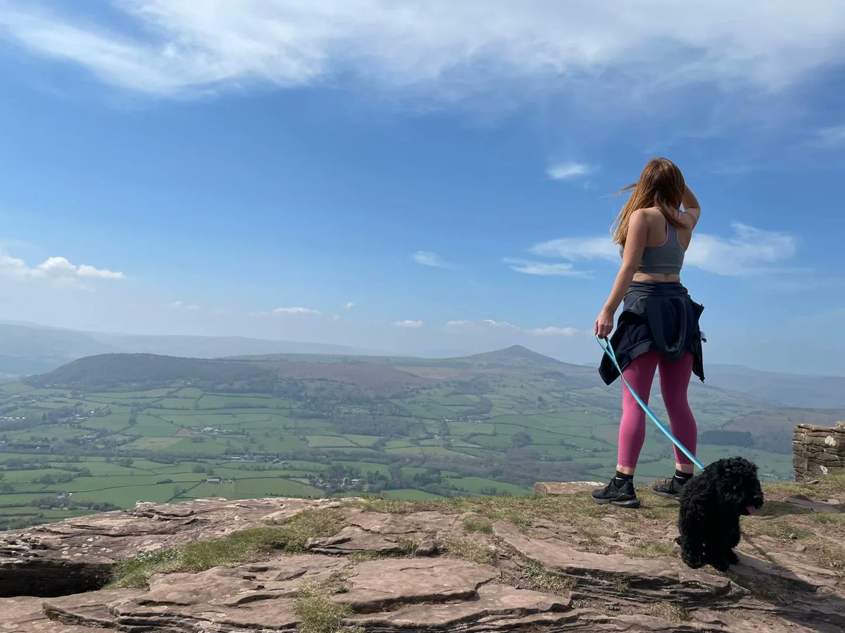 intapeople's tweet photo. Annual leave meant hiking up Skirrid with the kids on Easter half term for our Angharad!
Her & her pup Ninja enjoying the Welsh views 🏞️🌤️ ... Inspiring us to organise a team hike up Pen y fan ... Who's in?!
#SkirridMountain #STEMRecruitment #HikingAdventures #EasterHalfTerm https://t.co/fTUNpnMxel