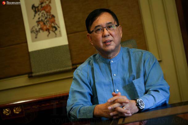 cyrus2299's tweet photo. One of Myanmar top tycoons U Chit Khine was detained for unknown reasons by the regime in Yangon upon his return from an overseas trip. U Chit Khine is the chairman of the Eden Group of Companies.   #ASEAN_RecognizeNUG #WhatsHappeningInMyanmar https://t.co/esOvVPVH8f