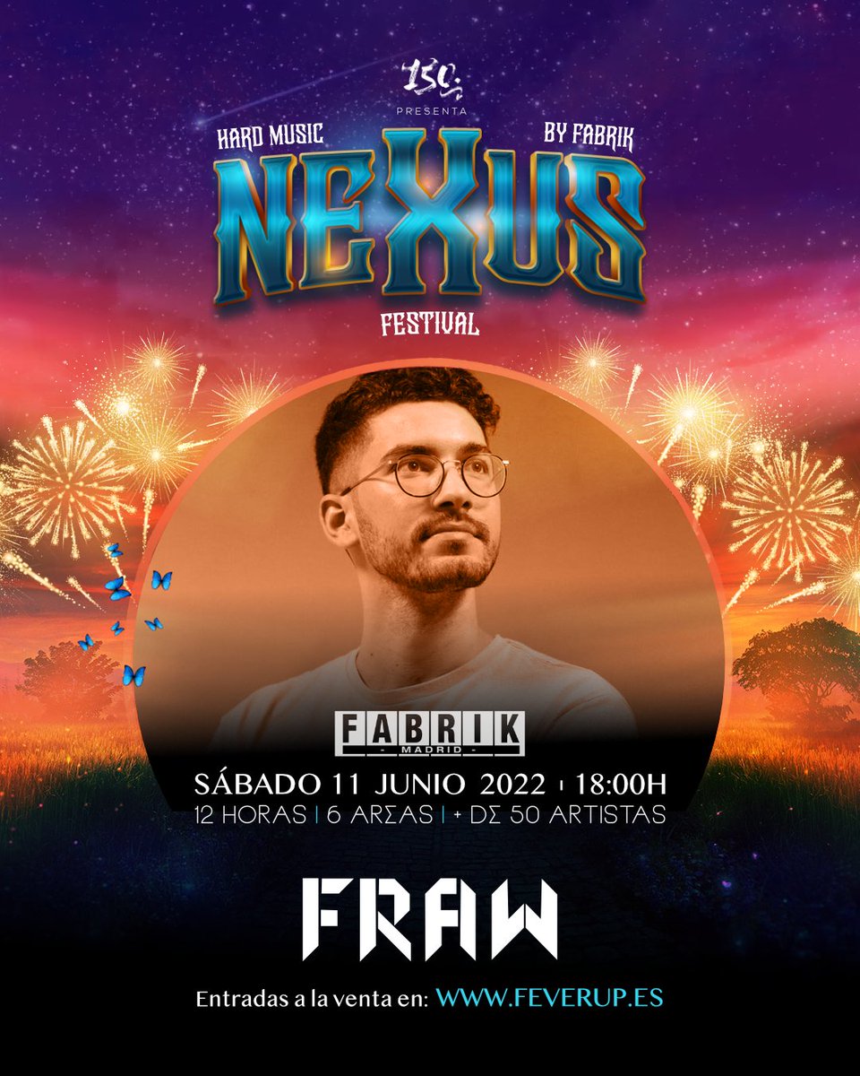 🌄 FRAW estará en Nexus Festival

👉 Entradas a la venta: feverup.com/m/113094