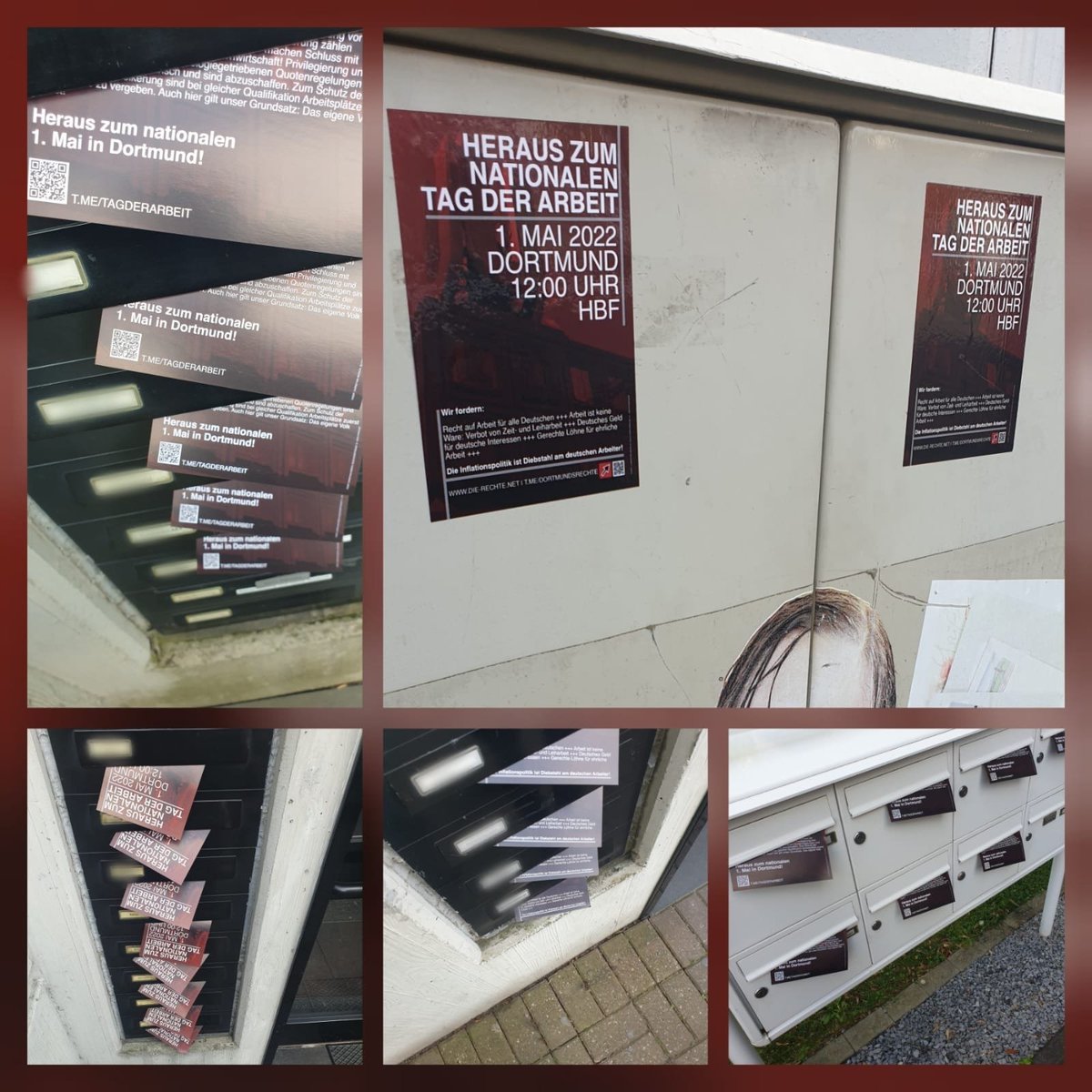 AutonomeNation1's tweet photo. Aufruf Aktionen gehen weiter in Düsseldorf!

Im Düsseldorfer Süden waren unsere Aktivisten fleißig, und haben für die anstehende 1.Mai- Demonstration geworben. 

#Dortmund #Demonstration #Arbeitsfreiseit33 #Feiertag #sozialgehtnurnational #Werdeaktiv https://t.co/0pxZHSeGNH