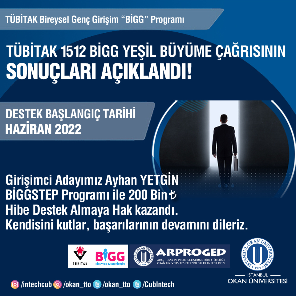 Intech-Cub (@cubintech) on Twitter photo #BiGGSTEP Girişimci Adayımız Ayhan YETGİN' i Tebrik Ederiz! #BiGGSTEP Girişimci Adayımız Ayhan YETGİN' i Tebrik Ederiz!