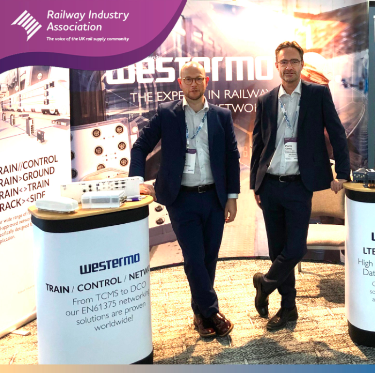 WestermoUK's tweet photo. Westermo has some new innovative data networking solutions on display @railindustry Innovation Conference; an integrated access point/antenna and a modular mobile computing platform for onboard applications including remote monitoring
#RailIndustry #ConnectedMobility #RIAMembers https://t.co/xNzxZrnA9K