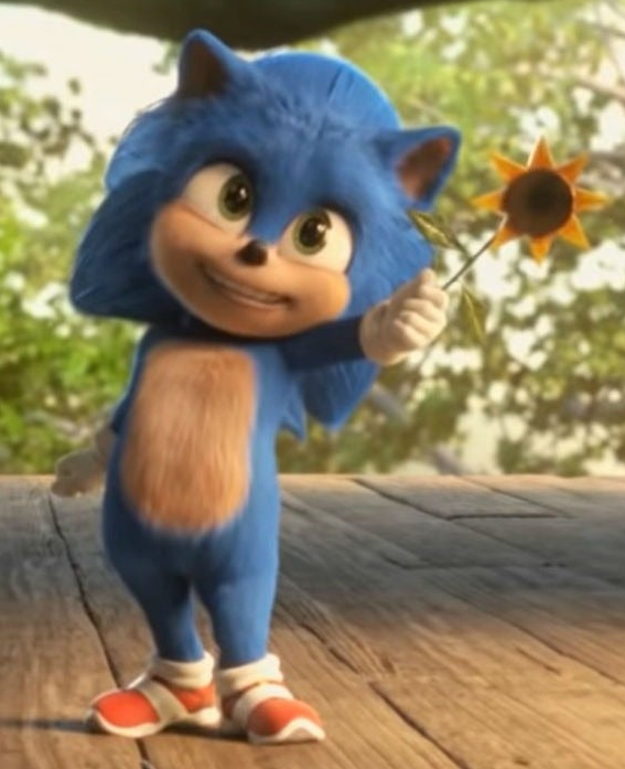 anythingbott's tweet photo. Baby Sonic says... Anime bad https://t.co/oRQq27UU6s