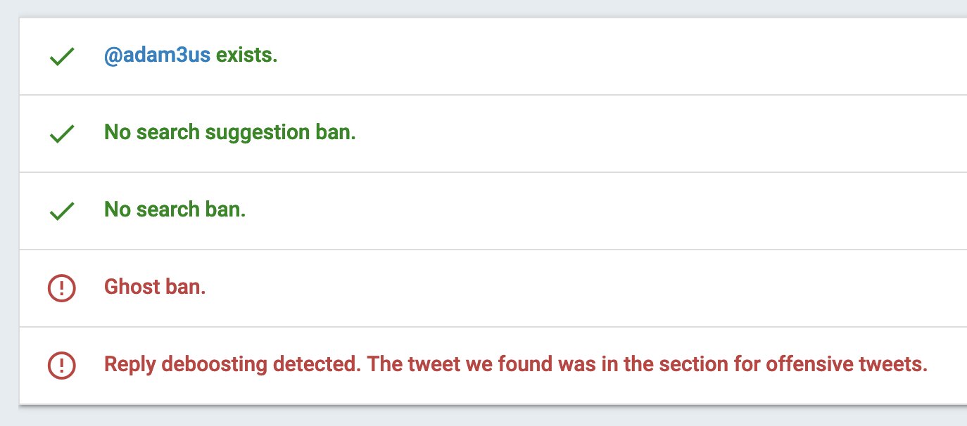 Adam Back on Twitter: "@twitter i'm ghost banned apparently, and i