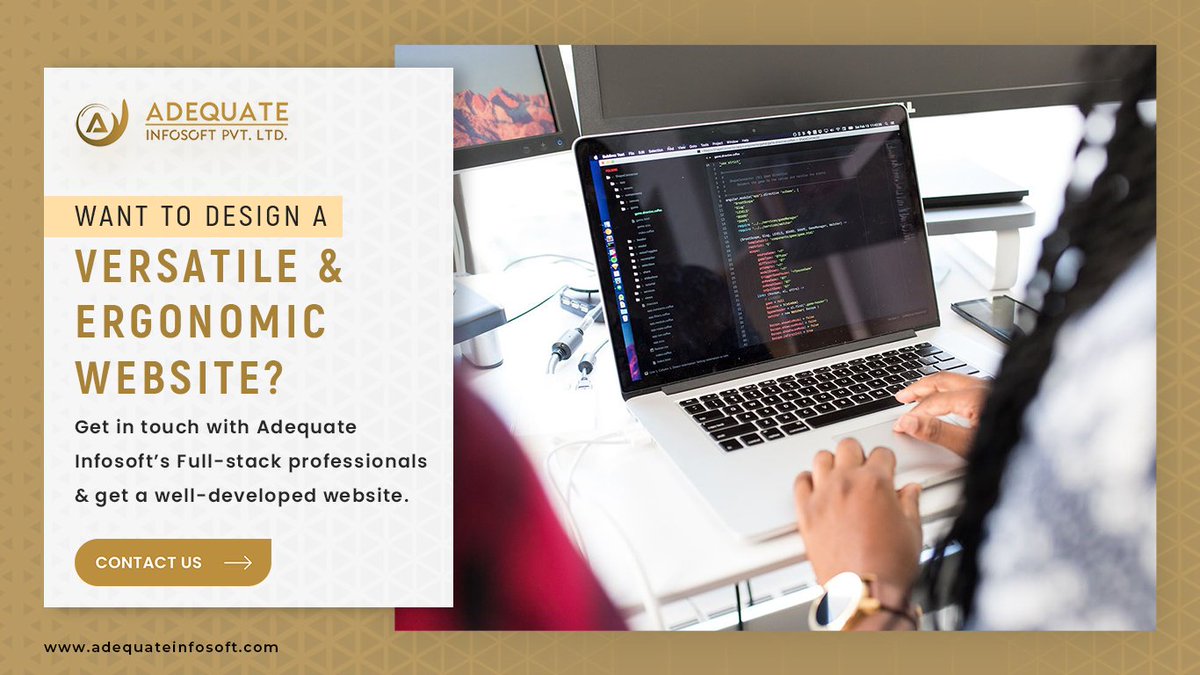 ADQInfosoft's tweet image. Want to design a Versatile and Ergonomic Website?
Get in touch with Adequate Infosoft’s Full-stack professionals and get a well-developed website.
Visit us: adequateinfosoft.com/full-stack-dev…
#Fullstackdevelopment #fullstackdevelopmentservices #Adequateinfosoft