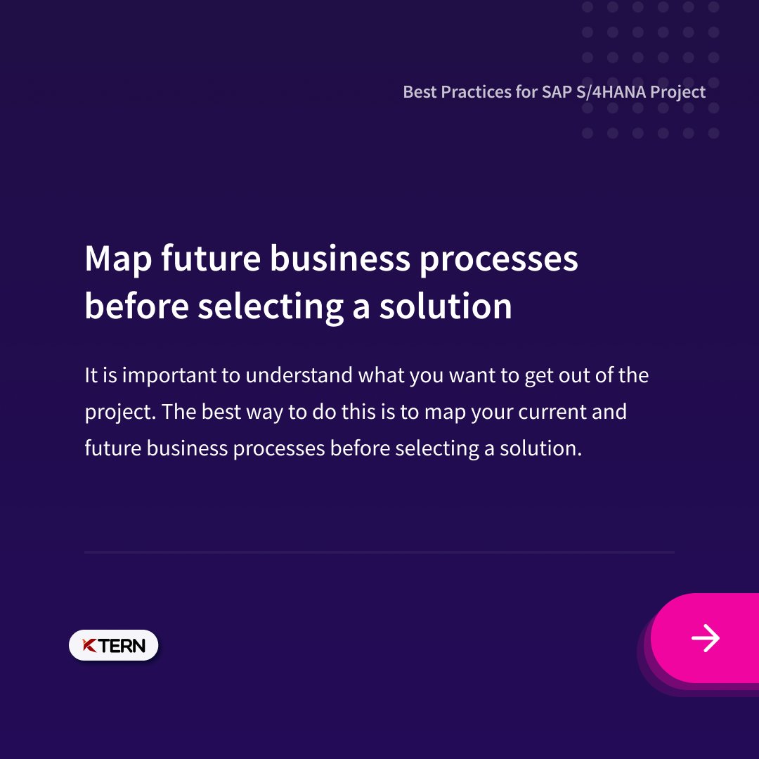 KTernOfficial's tweet photo. Part 2 is out!
Checkout the Best Practices to Stay Ahead of Your S/4HANA Transformation Project
#sap #ktern #sapstore #S4hana #risewithsap https://t.co/PfYpJuXVzN