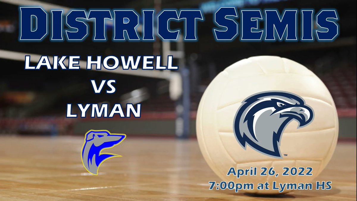 #DISTRICTS #GAMEDAY
🆚 Lyman
⏰ 7:00pm
📍Lyman H.S.
🎟 Gofan.co
📺 bit.ly/2O8R12O 
<a href="/LHHS_Athletics/">Lake Howell Athletics</a> <a href="/lake_howell/">Lake Howell High</a> @lhhs_hawksnest <a href="/LHHS_Boosters/">LHHS ATHLETIC BOOSTERS</a> <a href="/VSNflorida/">Varsity Sports Nation</a>