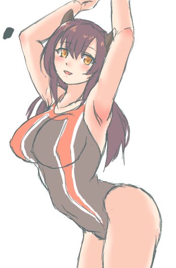 #アズレン版深夜の真剣お絵かき60分一本勝負 