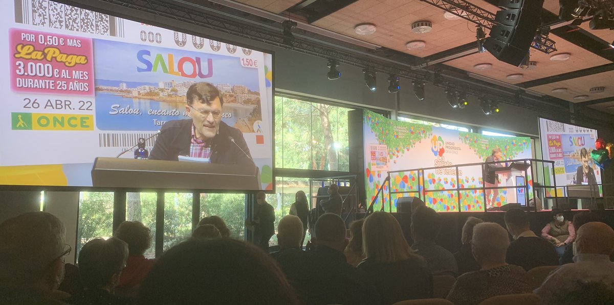 Alberto Durán <a href="/ALBERT_RIALTAS/">Alberto Durán</a> interviene en las jornadas de convivencia de <a href="/UP_ONCE/">Unidad Progresista</a> #solidaridad #empleo #deporte <a href="/Paralimpicos/">Comité Paralímpico Español</a> #formación #mayores #Dignidad #sostenibilidad #economiasocial #discapacidad #braille