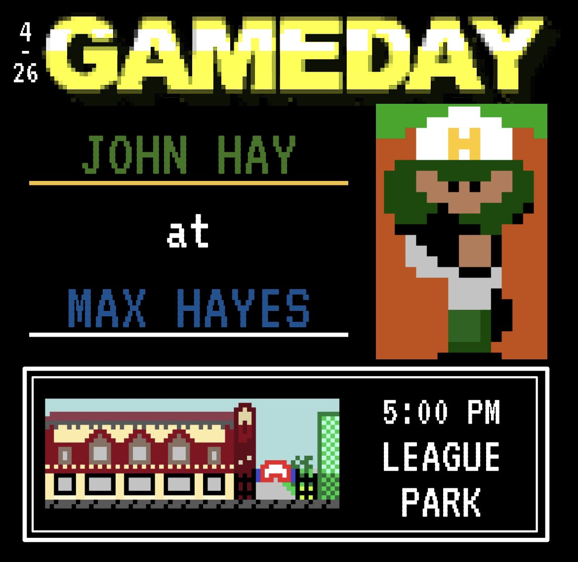 Today we play @MaxHayesLakers at <a href="/LeagueParkCle/">League Park</a>