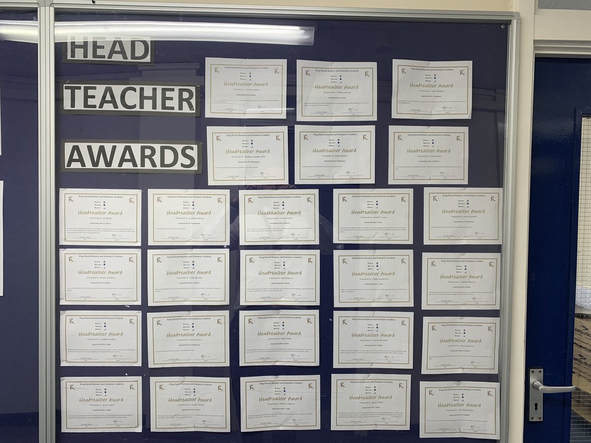 Well done to the winners of last week’s KHA Headteacher Awards for  #kindness #hardwork and #ambition!