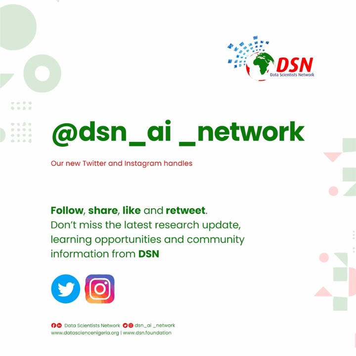 DSN - Data Science Nigeria tweet media