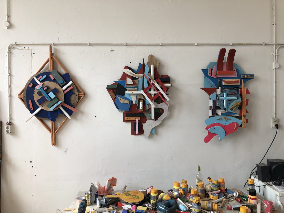Made some wall sculptures lately.