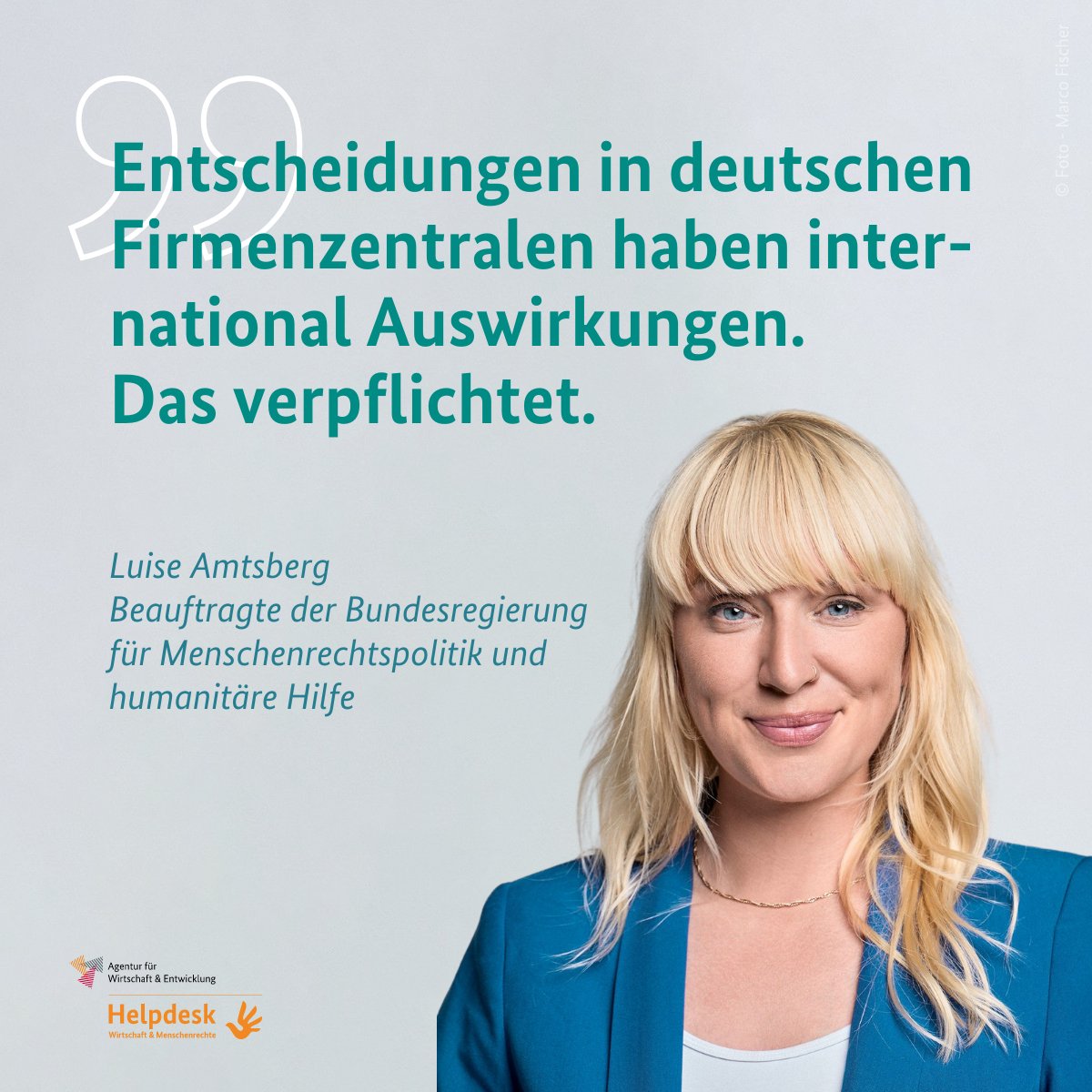 Die Bundesregierung möchte bessere Bedingungen in #Lieferkette|n schaffen - aber wie will sie dabei konkret vorgehen? Das erklärte uns Luise Amtsberg, Menschenrechtsbeauftragte <a href="/DEonHumanRights/">Menschenrechtsbeauftragter Lars Castellucci</a> jetzt im Interview: wirtschaft-entwicklung.de/blog/detailans… #bizhumanrights