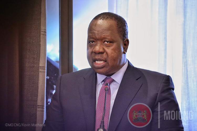 INTERIOR CS Fred Matiangi declares Tuesday, May 3 a public holiday to celebrate  Idd-ul-Fitr.