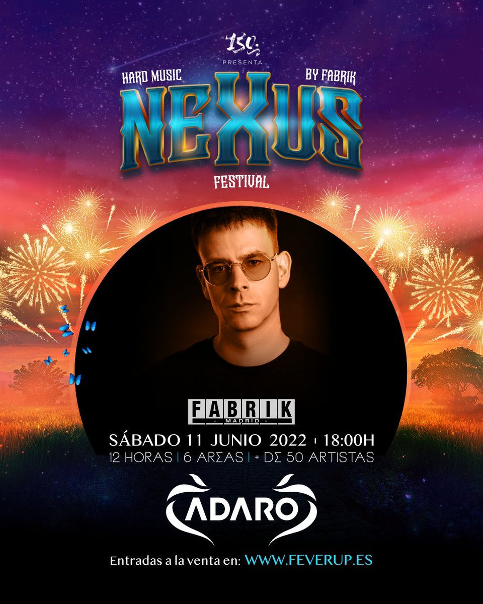 🌄 Adaro estará en Nexus Festival

👉 Entradas a la venta: feverup.com/m/113094