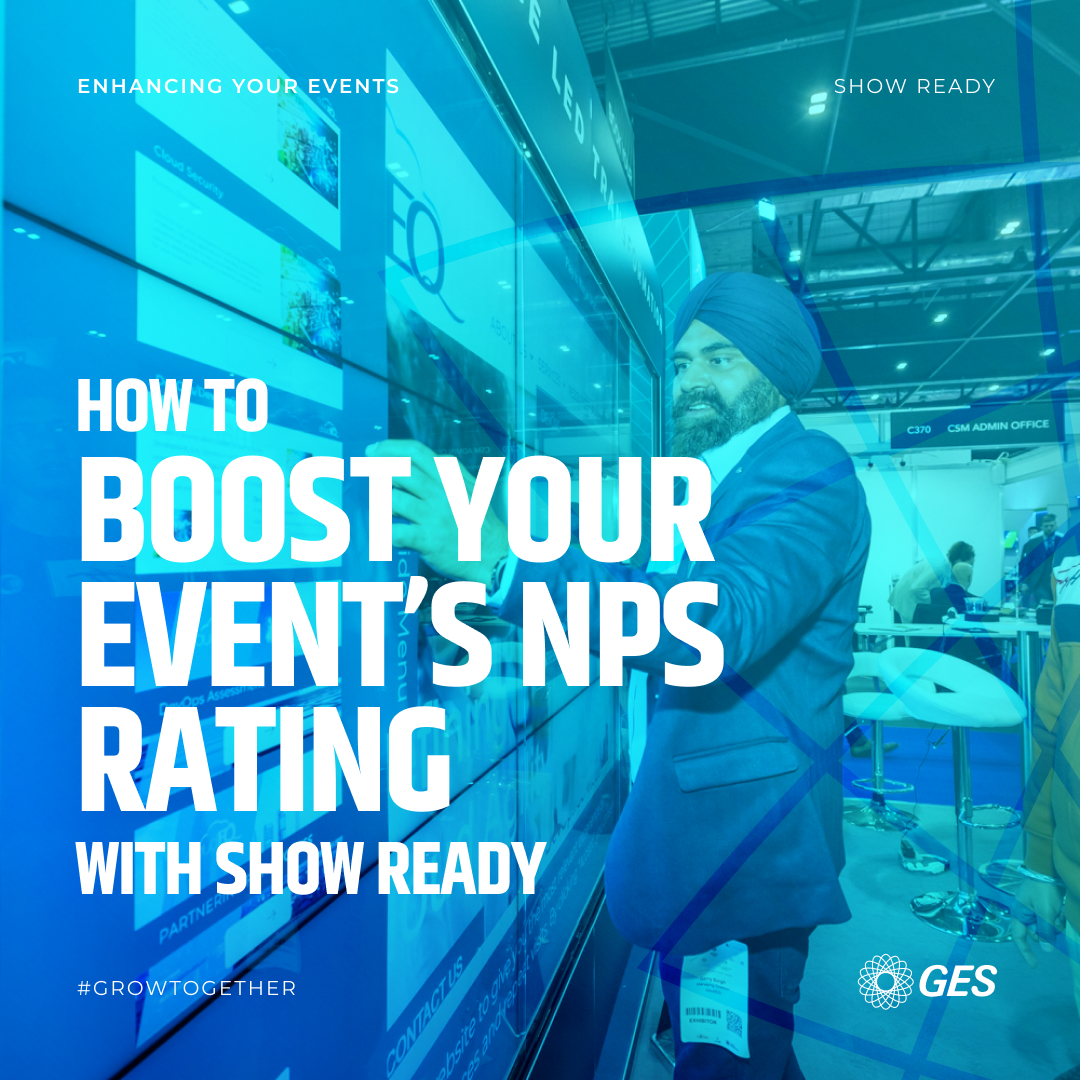 GES_EMEA's tweet photo. Growing those NPS ratings with Show Ready is *easy* 

📊 Prove exhibitor ROO/ROI/ROE? Done.
🤗 Great visitor experience? Sorted.
🧈 Buttery smooth exhibitor ordering? Yep.
♻️ Sustainable event requirement? Completed.
🏅 Award winning show finish? Nailed. https://t.co/mHNrowJBup
