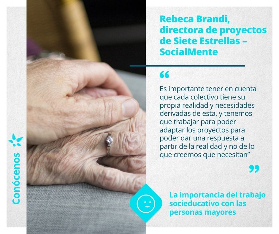 Hablemos de nuestra experiencia en proyectos socioeducativos con personas mayores 👉 siete-estrellas.com/la-importancia…