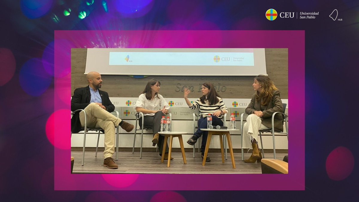 USPCEUHumYCom's tweet photo. Nuestros tres ponentes resaltan varios puntos esenciales:
1⃣ Establecer un horario personal que nadie pueda corromper.
2⃣ Saber pedir ayuda.
3⃣ Tomarse las cosas con calma, pero sin parar.
#ComWeek22 https://t.co/T7B6wBqoI5