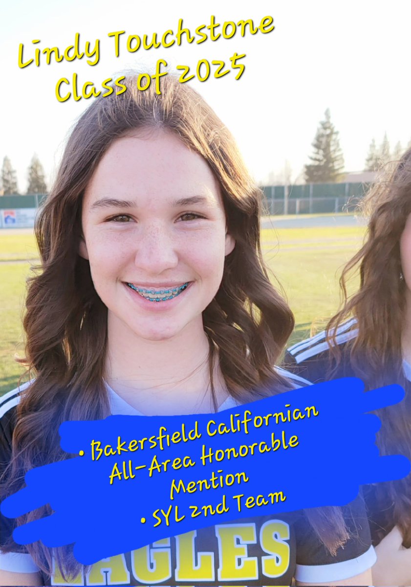GirlsSoccerBC's tweet photo. Congratulations Lindy! @Bakersfieldcali All-Area Honorable Mention
&amp; SYL 2nd Team Selection! 👏⚽️🔥🥇
@BCHSSPORTS https://t.co/igqKmarCY7